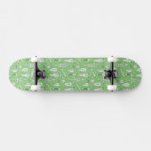 Sketch Crocodile Pattern Skateboard (Horizontaal)