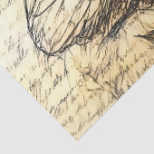 Sketch Fairy met Holly en bessen Tissuepapier (Detail)