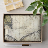 Sketch Fairy met Holly en bessen Tissuepapier (Geschenk)