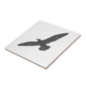 Sketch Flying Seagull Wings Tegeltje (Zijkant)
