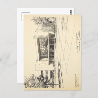 Sketch Hindu Monkey Boerderij Briefkaart