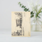 Sketch Hindu Monkey Boerderij Briefkaart (Staand voorkant)