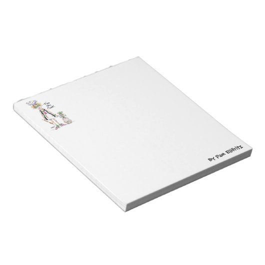 sketch moe kok ontredderd en rommelig heeft kus no notitieblok (Schuin)