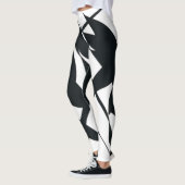 SKETCH MUURSCHILDERINGEN ZWART LEGGINGS (Links)