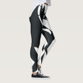 SKETCH MUURSCHILDERINGEN ZWART LEGGINGS (Rechts)