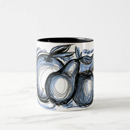 Sketch nog steeds tweekleurige koffiemok (Center)