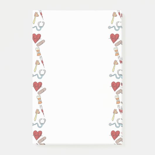 Sketch-notitieblok gezondheidszorg post-it® notes (Voorkant)