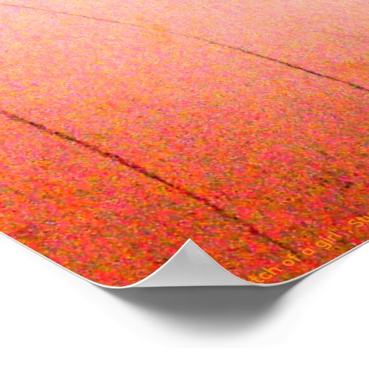 "Sketch of a girl" (sangria) , A study of da Vinci Poster (Hoek)