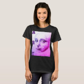 Sketch of a girl, study of da Vinci -D.C.B. 1989 T-shirt (Voorkant volledig)