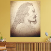Sketch of Kitaro Canvas Afdruk (Insitu (Woonkamer))