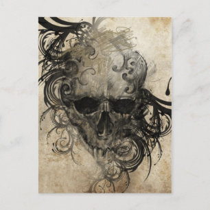 Sketch Of Tattoo Art, Handmade Illustration Briefkaart