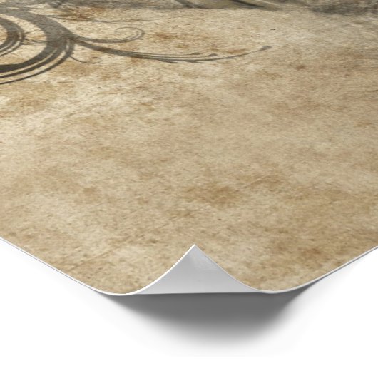 Sketch Of Tattoo Art, Handmade Illustration Poster (Hoek)