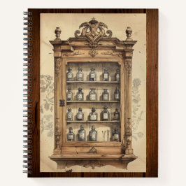 sketch Pharmacy op Distressed Paper Notitieboek