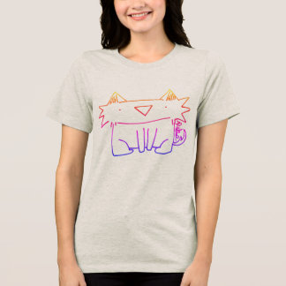 Sketch Rainbow Cat T-shirt