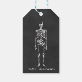 Sketch Skeleton Happy Halloween Cadeaulabel