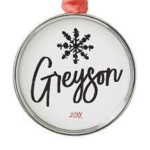 Sketch Snowflake Aangepaste naam Kerstmis