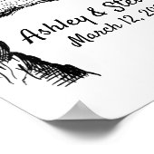 Sketch Thumbprint Tree Guest Book Poster (Hoek)