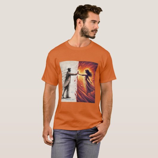 Sketch To Reality Mannen Tshirt (Voorkant volledig)
