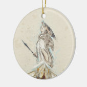 Sketch van Athena Keramisch Ornament – Klassiek Hu (Links)