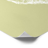 Sketch van de schedel. Wit. Poster (Hoek)