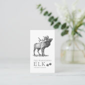  Sketch Wild Elk Visitekaartje (Staand voorkant)