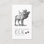  Sketch Wild Elk Visitekaartje (Voorkant)
