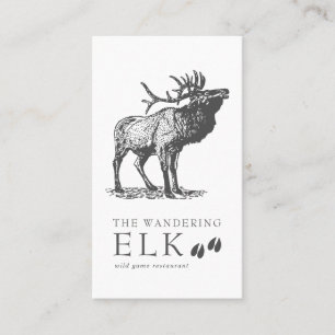  Sketch Wild Elk Visitekaartje