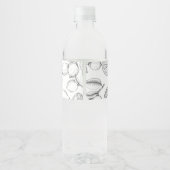 Sketch Zelfgemaakte Lemon Curd Wrap-around Label Waterfles Etiket (Achterkant)