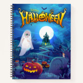 Sketchboek van het spookkasteel notitieboek (Voorkant)