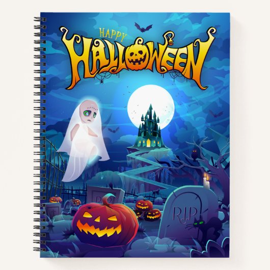 Sketchboek van het spookkasteel notitieboek (Voorkant)