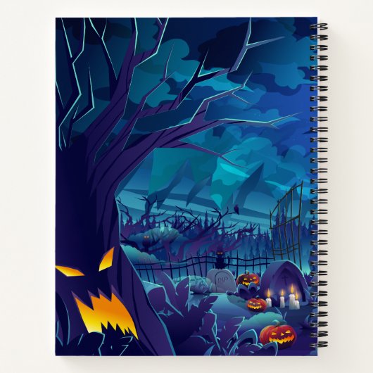 Sketchboek van het spookkasteel notitieboek (Achterkant)