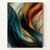 SKETCHBOOK - Abstracte kleurrijke wervelingen Notitieboek (Achterkant)