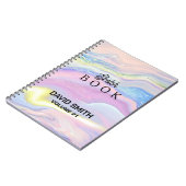 Sketchbook cadeau voor haar met aangepaste naamkle notitieboek (Linkerzijde)