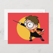 Sketchbook HARRY POTTER™ Casting Spell Uitnodiging Briefkaart (Voorkant / Achterkant)