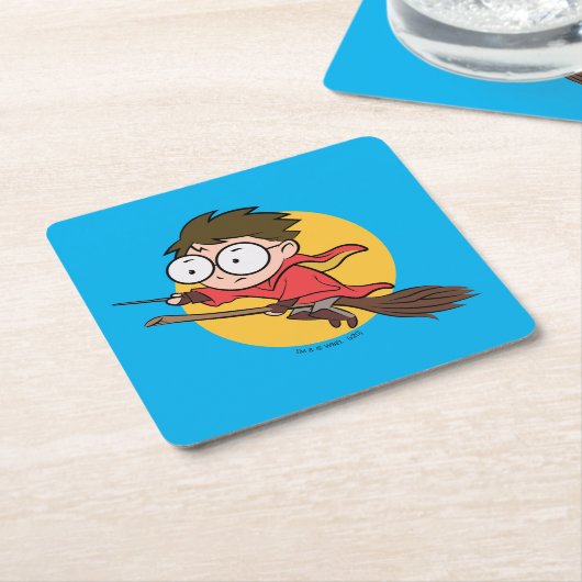 Sketchbook HARRY POTTER™ QUIDDITCH™ afspelen Kartonnen Onderzetters (Schuin)