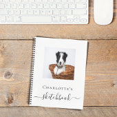 Sketchbook hond huisdier fotoscript notitieboek