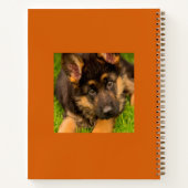 Sketchbook hond huisdier fotoscript verbrand sinaa notitieboek (Achterkant)