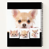 Sketchbook hond huisdier zwart wit foto collage notitieboek (Achterkant)