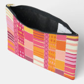 Sketchbook Marks-Textured Multicoloured Stripes Etui (Open)