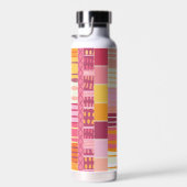 Sketchbook Marks-Textured Multicoloured Stripes Waterfles (Rechts)