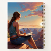 Sketchbook Notitieboeken Reizen Notitieboek Dagboe (Achterkant)