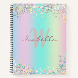 Sketchbook Unicorn Holographic Glitter Notitieboek