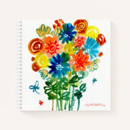Sketchbook waterverf bloemen notitieboek