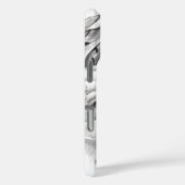 Sketched Chest Superman Logo Case-Mate iPhone Case (Achterkant / Rechts)
