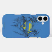 Sketched Chest Superman Logo Case-Mate iPhone Case (Achterkant (horizontaal))