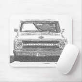 Sketched Chevy Truck Muismat (Met muis)