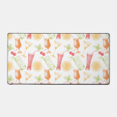 Sketched Cocktail Pattern Bureaumat (Voorkant)