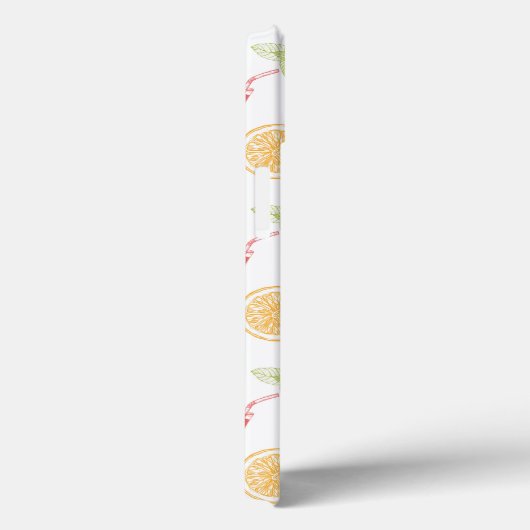 Sketched Cocktail Pattern Case-Mate iPhone Case (Achterkant / Rechts)