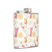 Sketched Cocktail Pattern Heupfles (Rechts)