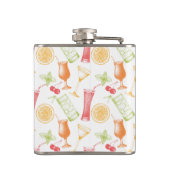 Sketched Cocktail Pattern Heupfles (Achterkant)